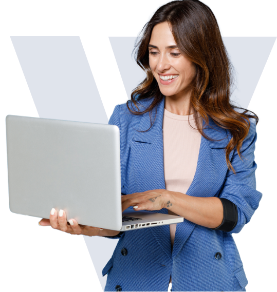 woman-on-laptop-logo-pattern